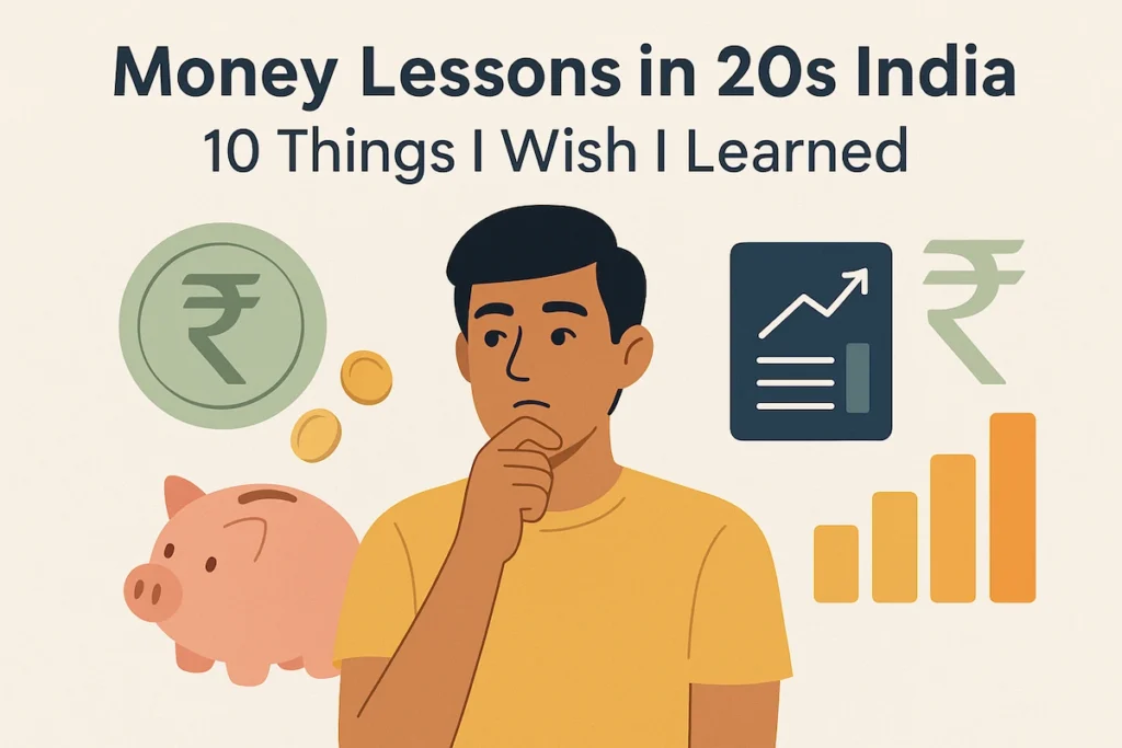 Young Indian learning essential money lessons in their 20s to save, invest, and manage finances smarter