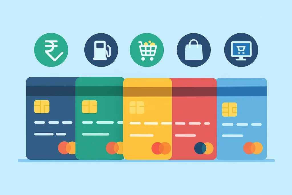 top5_credit_cards_india Top 5 best credit cards in India with cashback and rewards for groceries, fuel, and online shopping