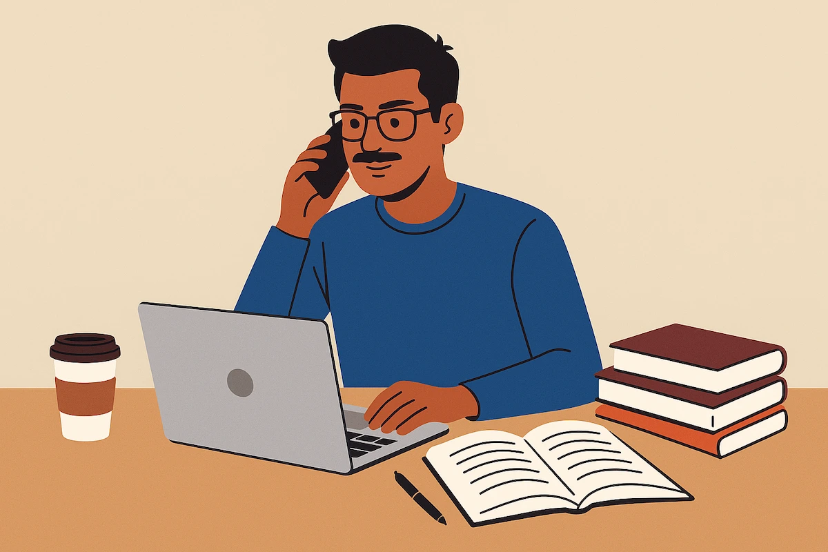 Indian professional earning extra income through freelancing and side gigs